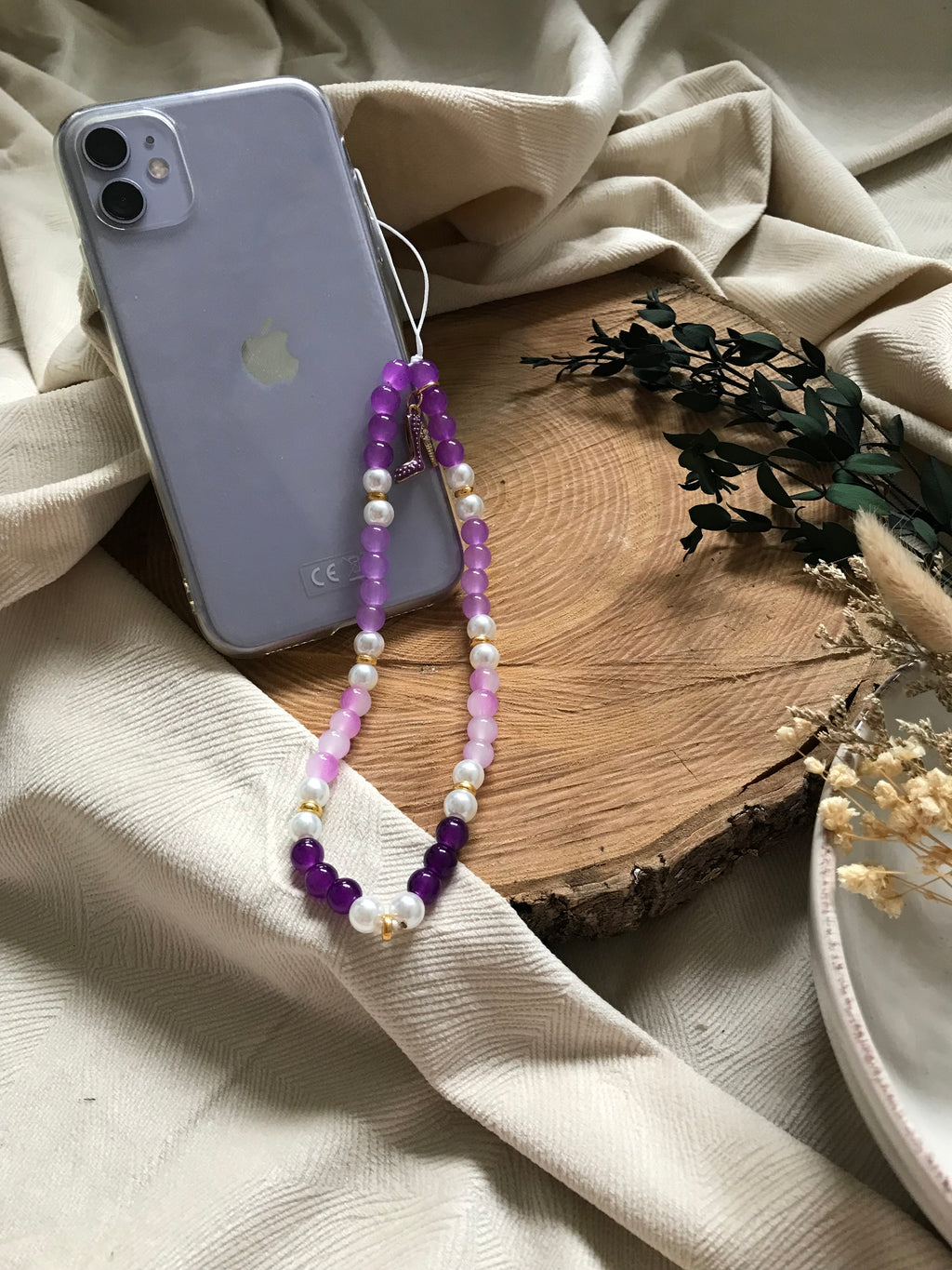 Bijou de Téléphone Glamour Purple
