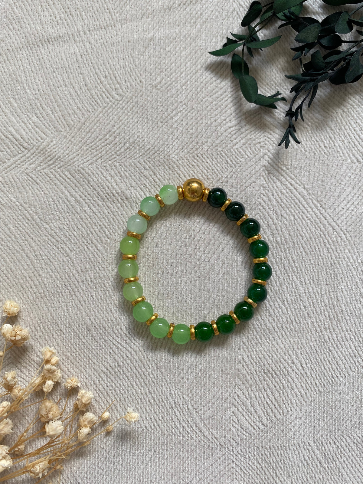 Bracelet Feuillage Doré