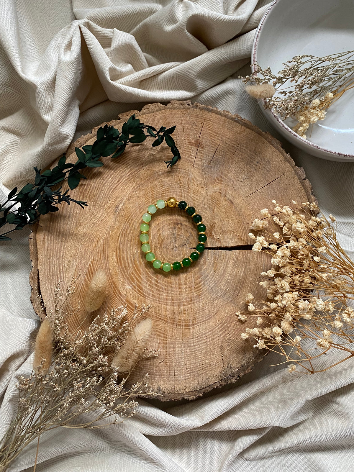 Bracelet Feuillage Doré