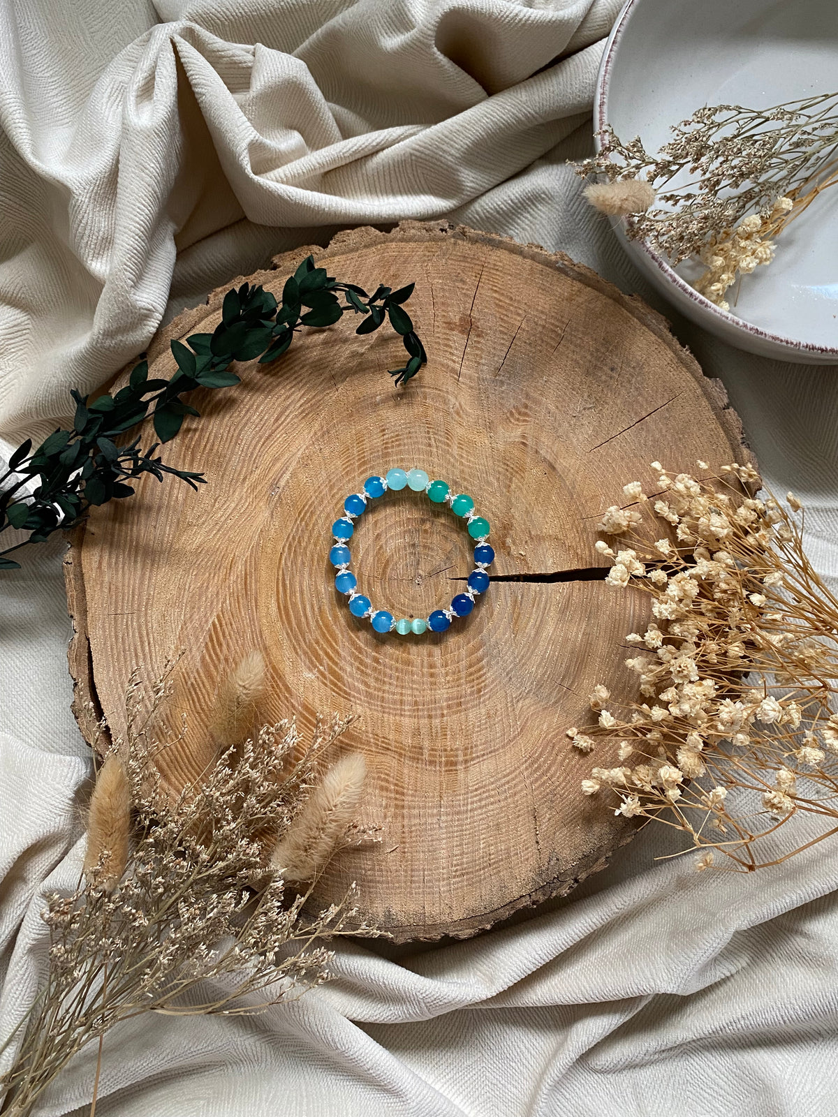 Bracelet Bleu Céleste