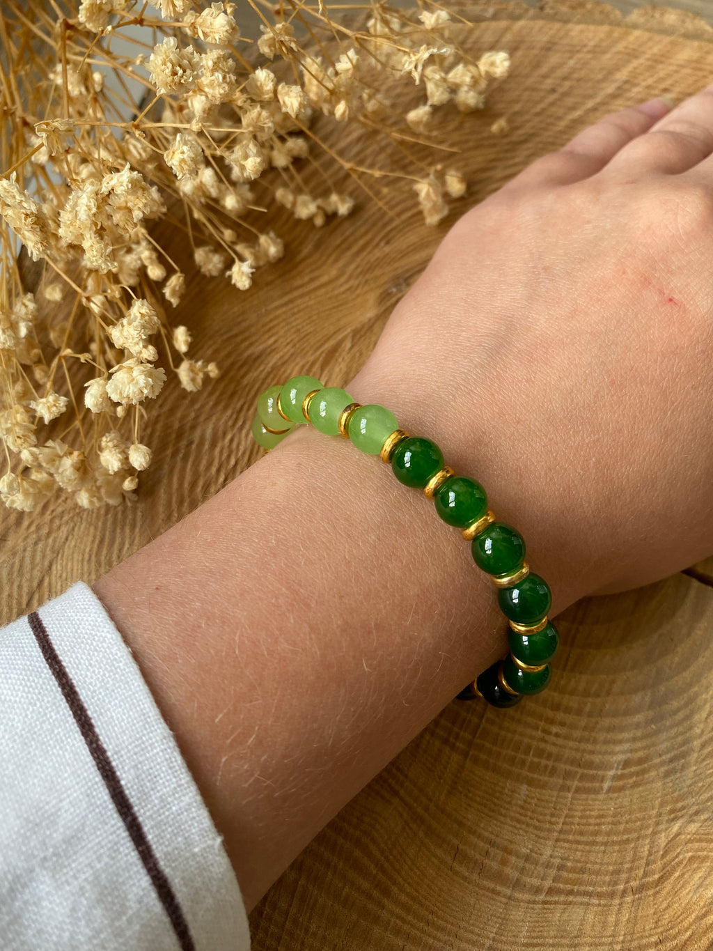 Bracelet Feuillage Doré