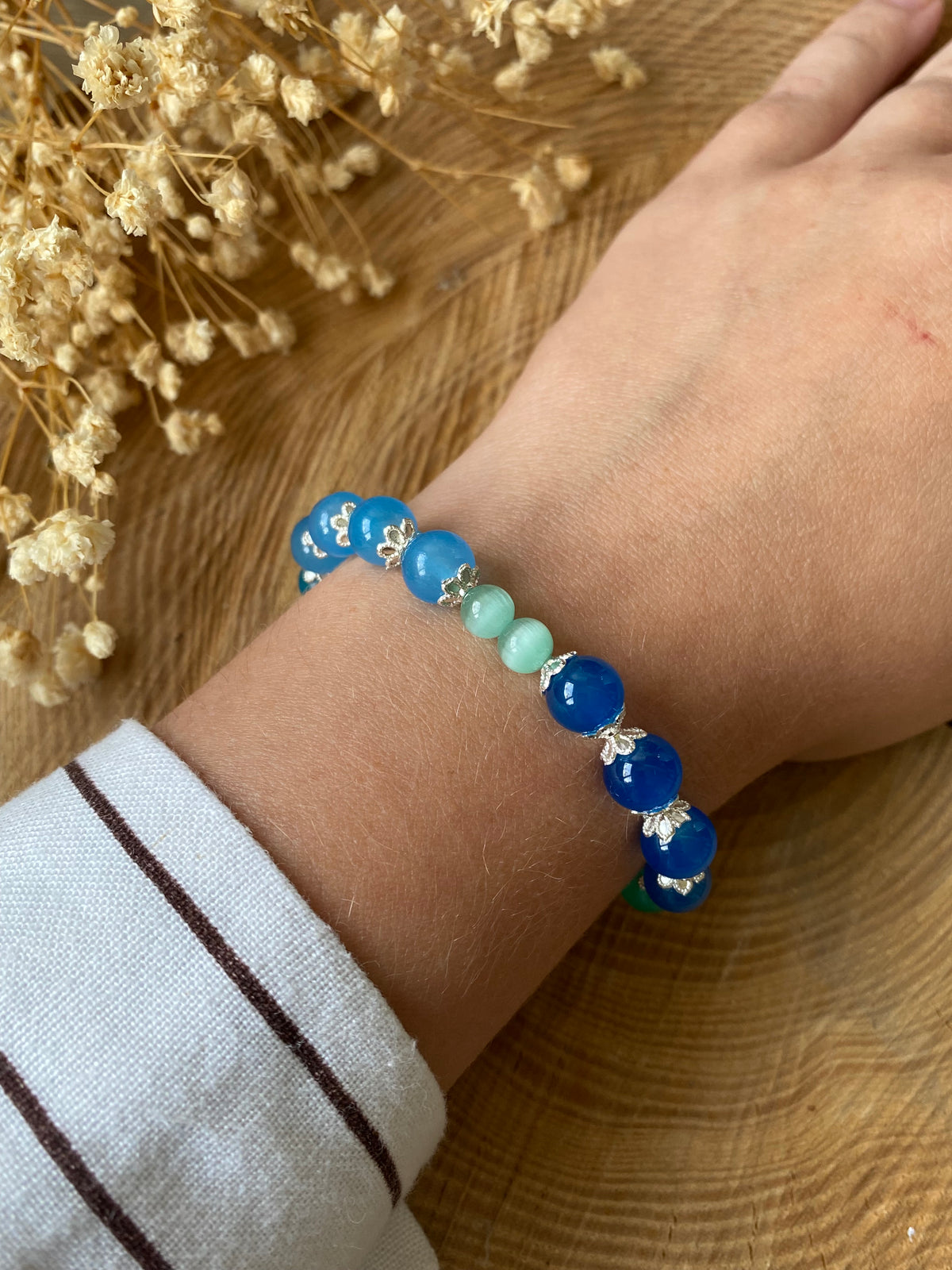 Bracelet Bleu Céleste