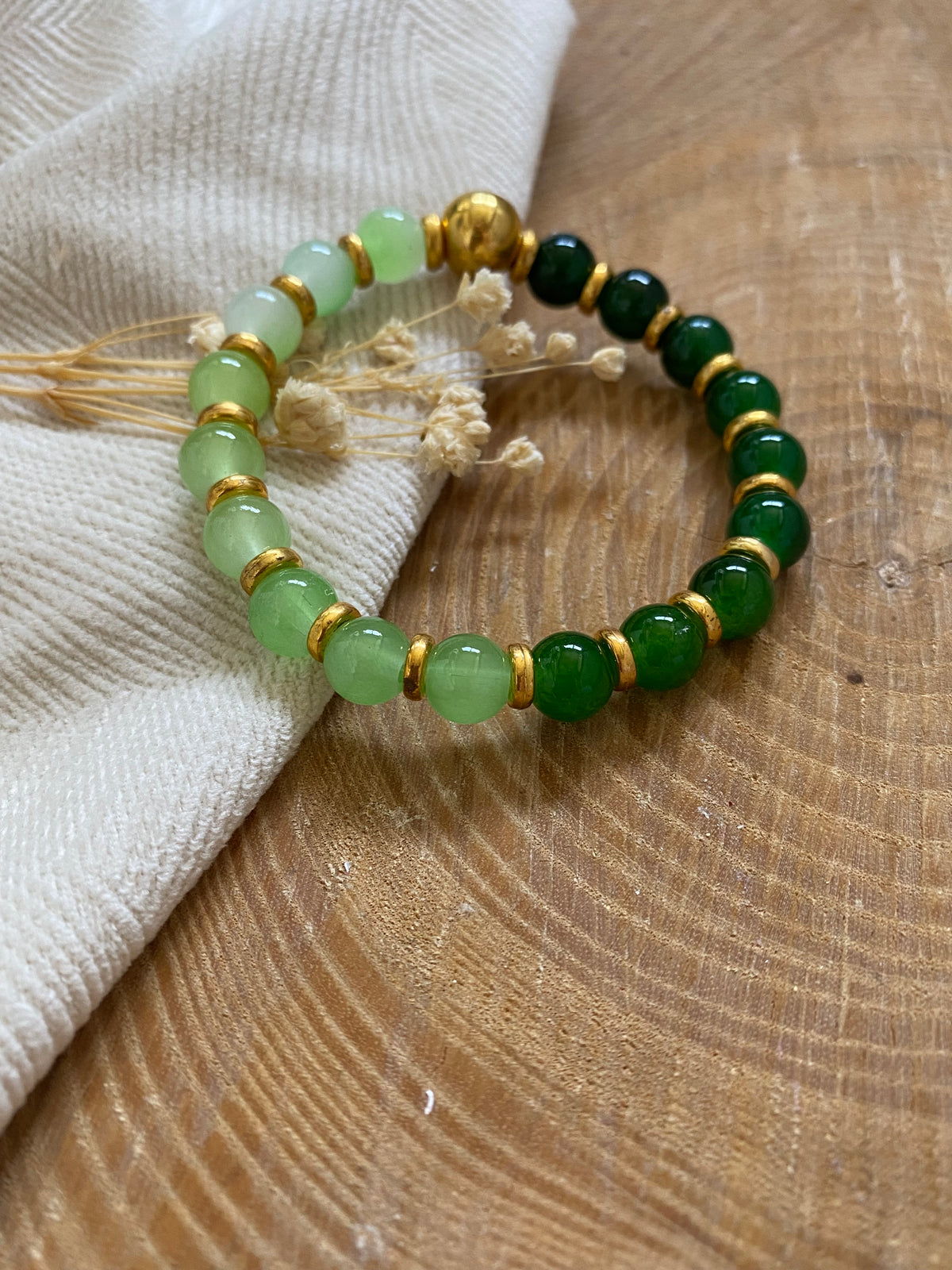 Bracelet Feuillage Doré