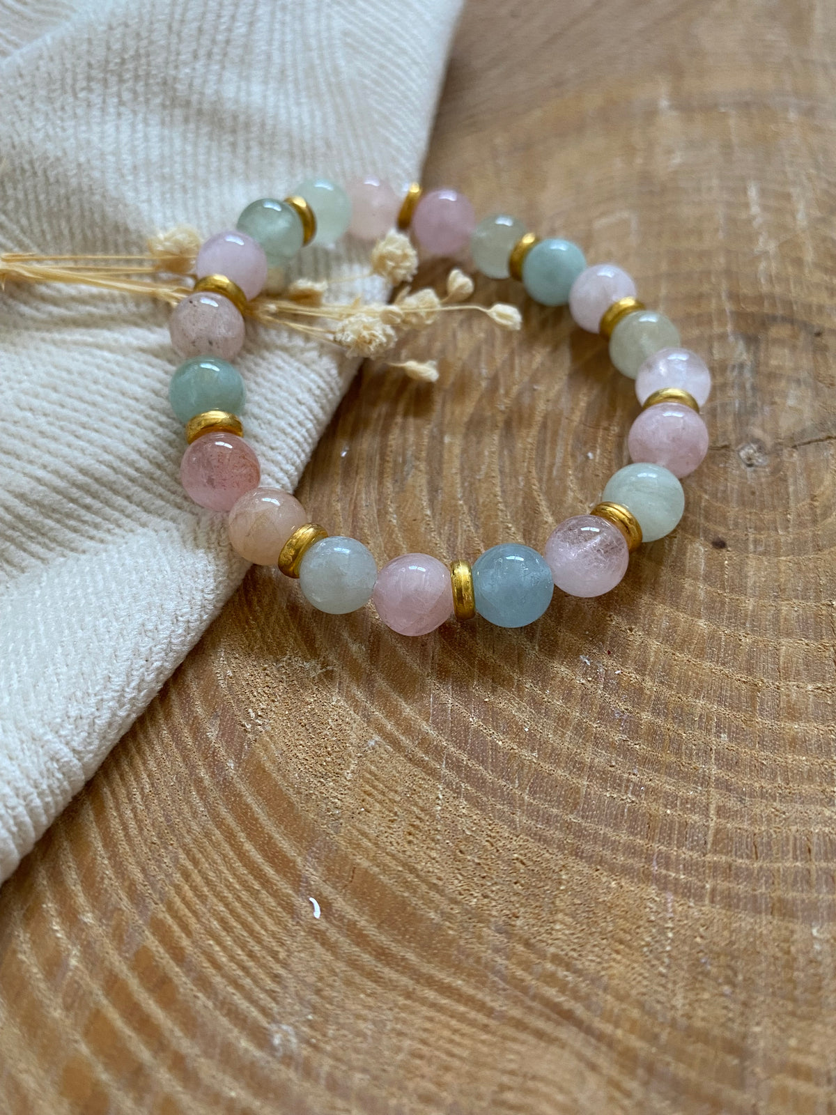 Bracelet Douceur de Morganite