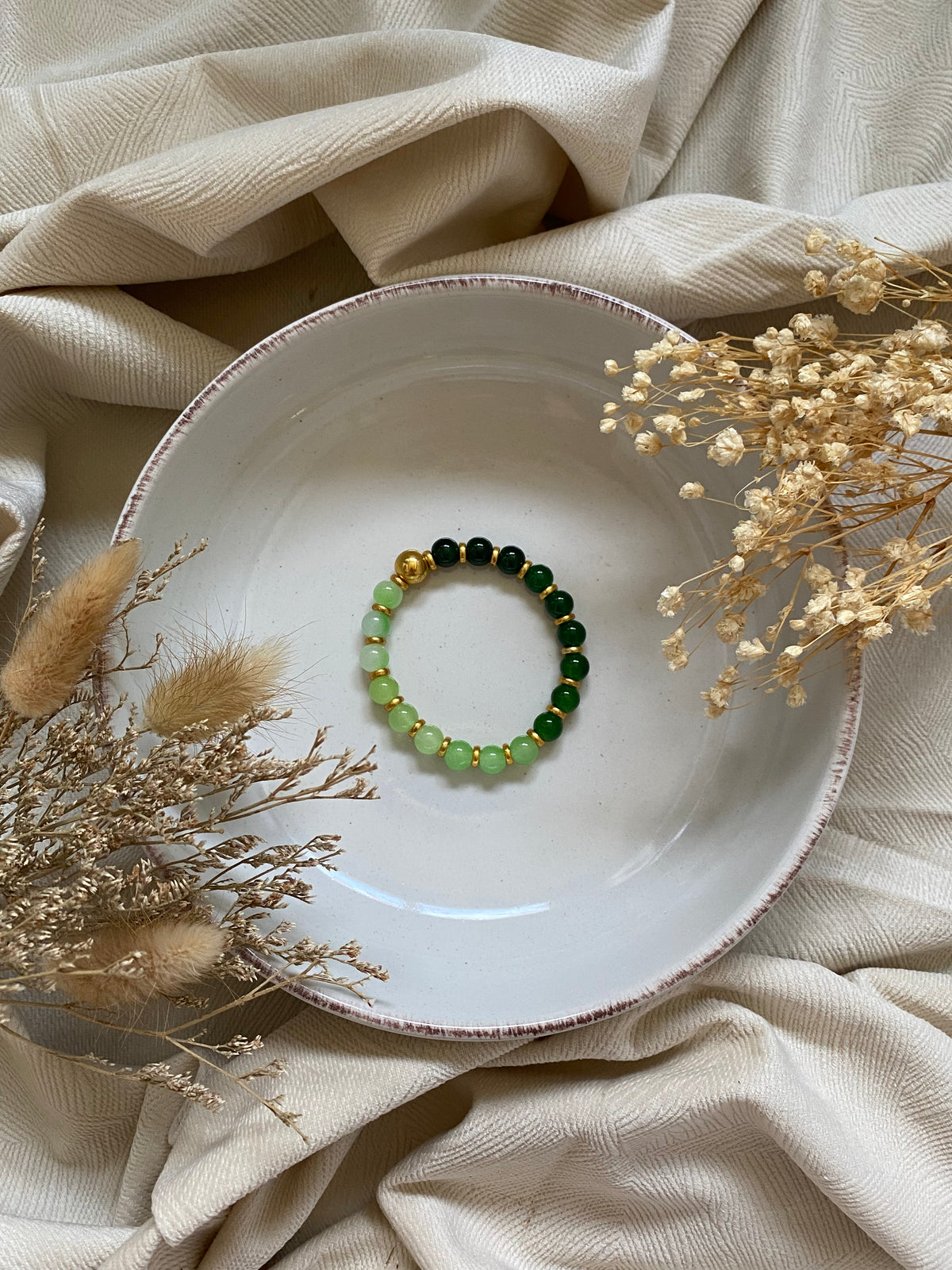 Bracelet Feuillage Doré