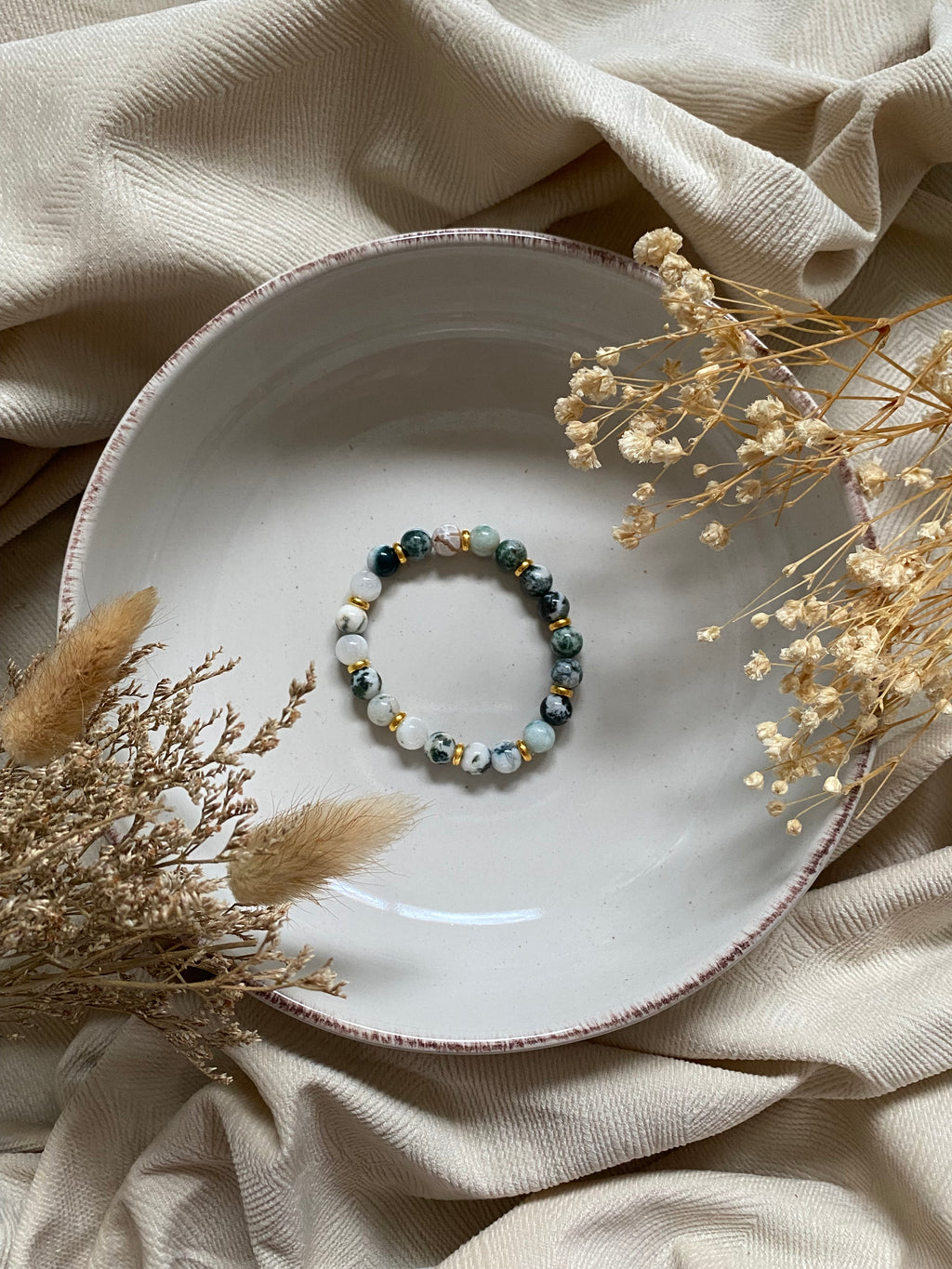 Bracelet Agate Mousse Profonde